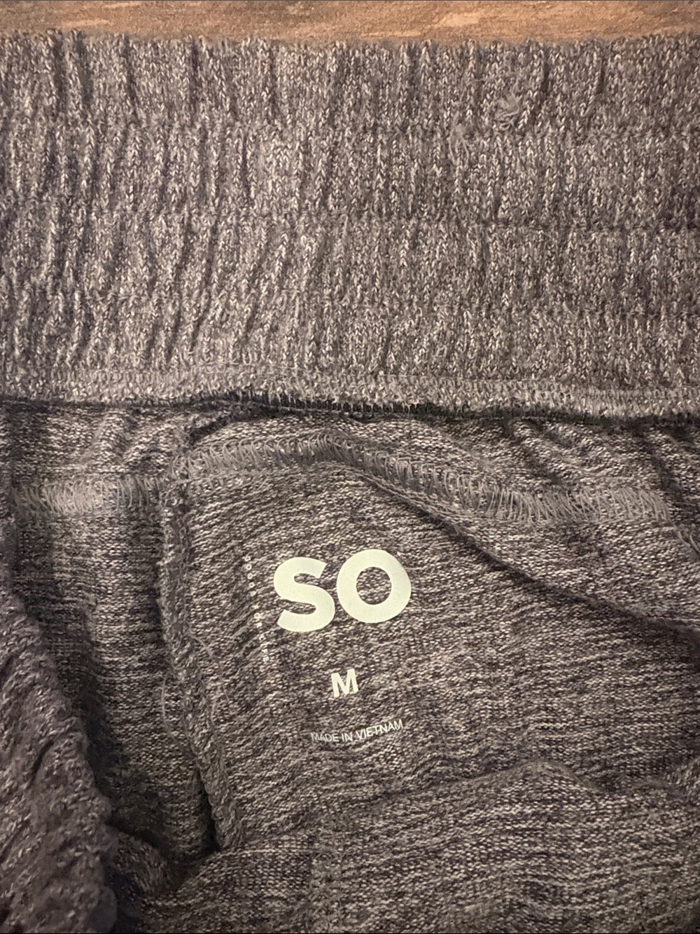 SO Heather Gray Women’s Cargo Jogger Sweatpants - Picture 2 of 3